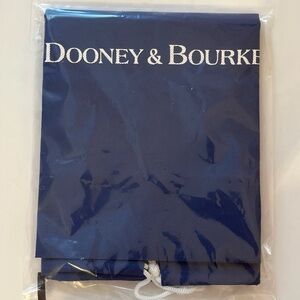 Dooney‎ & Bourke Dust Cover Bag Navy Blue Drawstring Bag 17” X 13.5”